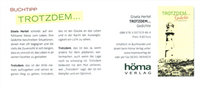 Trotzdem, Gedichte von Gisela Hertel